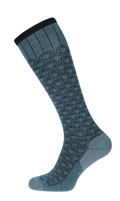 Deco Dot Damen Kompressionsstrümpfe 15-20 mmHg Blue Ridge