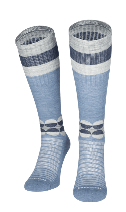 Spin Damen Kompressionsstrümpfe 15-20 mmHg Bluestone