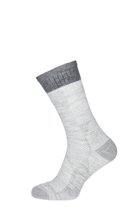 Elevate Crew Herren Sportsocken 15-20 mmHg Lt Grey