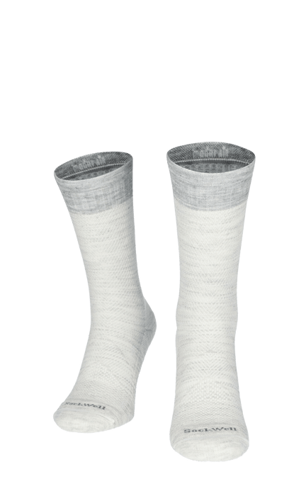 Elevate Crew Damen Sportsocken 15-20 mmHg Ash