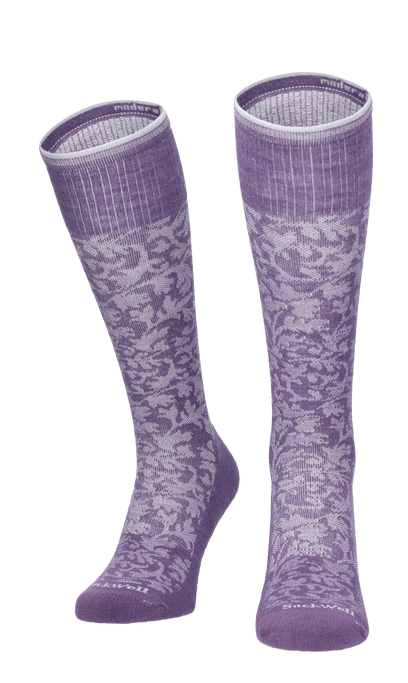 Damask Damen Kompressionsstrümpfe Klasse 1 Plum