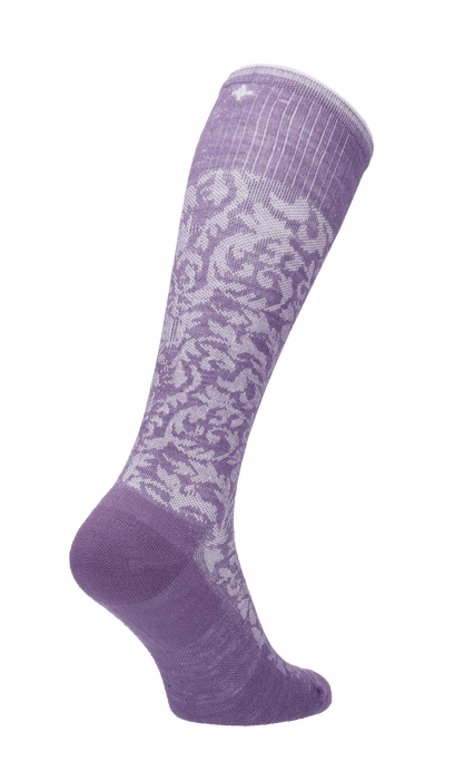 Damask Damen Kompressionsstrümpfe Klasse 1 Plum
