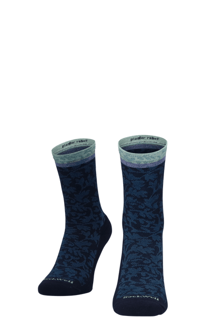 Plantar Cush Crew Damen Fersensporn Socken Klasse 2 Navy