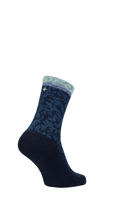 Plantar Cush Crew Damen Fersensporn Socken Klasse 2 Navy