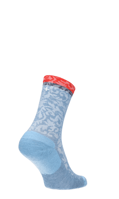 Plantar Cush Crew Damen Fersensporn Socken 20-30 mmHg Bluestone