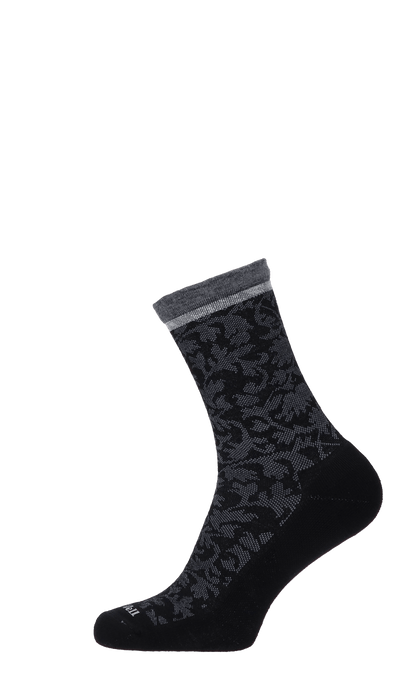 Plantar Cush Crew Damen Fersensporn Socken 20-30 mmHg Black