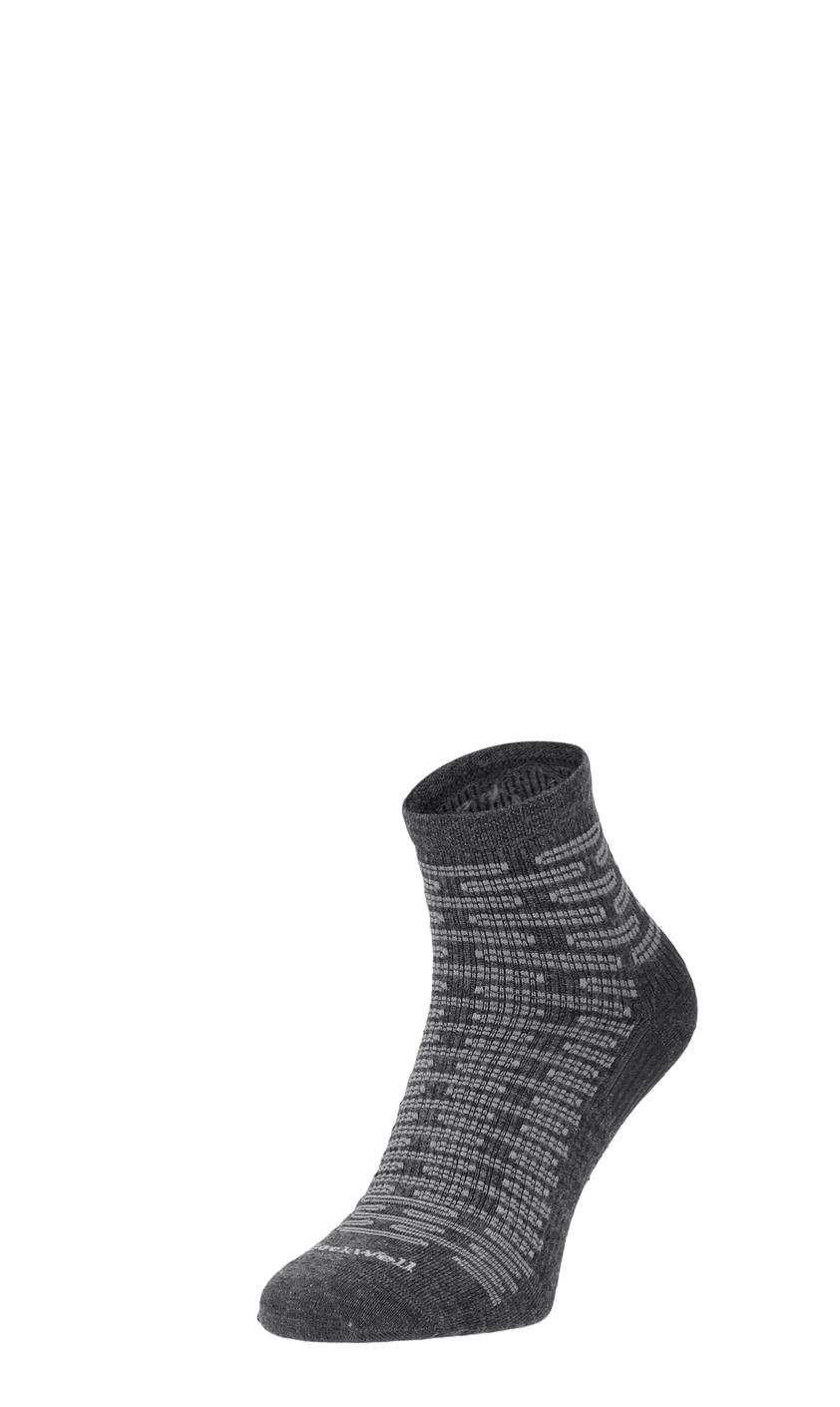 Plantar Ease Quarter Herren Fersensporn Socken 20-30 mmHg Charcoal