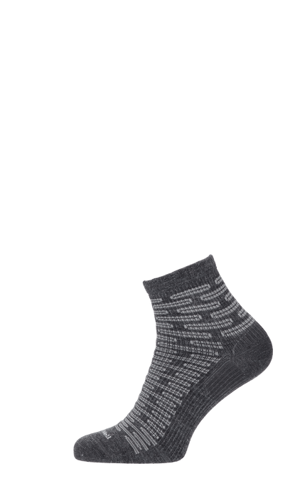 Plantar Ease Quarter Herren Fersensporn Socken 20-30 mmHg Charcoal