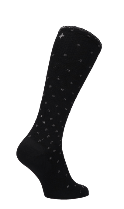 On The Spot Damen Kompressionsstrümpfe Klasse 1 Black Sparkle