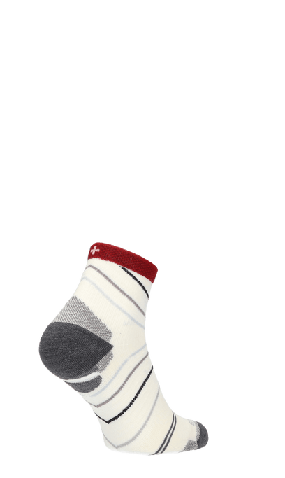 Pacer Quarter Herren Sportsocken 20-30 mmHg Natural