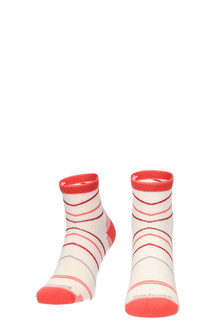 Pacer Quarter Damen Sportsocken 20-30 mmHg Natural