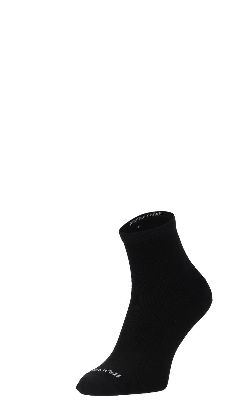 Plantar Ease II Quarter Damen Fersensporn Socken 20-30 mmHg Black