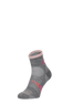 Ascend II Quarter Damen Wandersocken 15-20 mmHg Grey