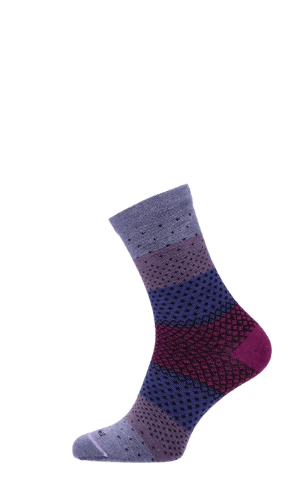 Plantar Ease Crew Damen Fersensporn Socken 20-30 mmHg Lilac