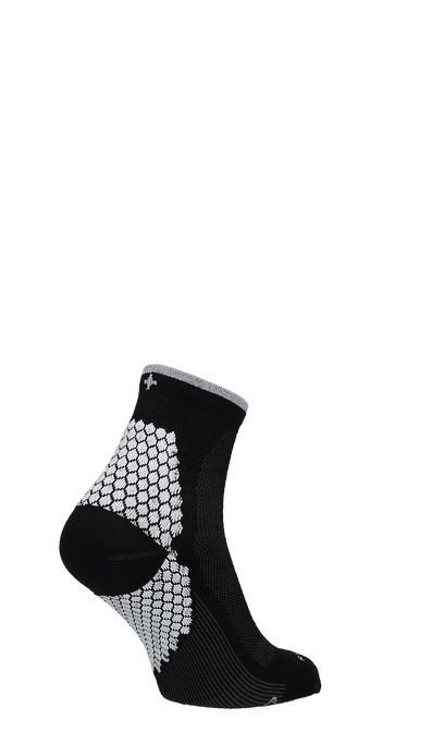 Plantar Sport Quarter Damen Fersensporn Socken Black