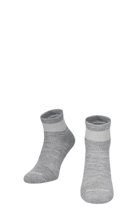 Plantar Relief Quarter Herren Fersensporn Socken 20-30 mmHg Light Grey