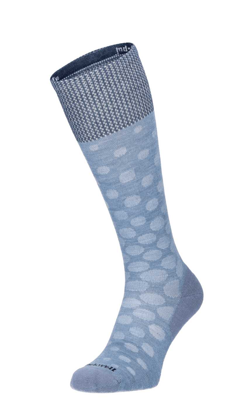 Spot On Damen Kompressionsstrümpfe 15-20 mmHg Bluestone