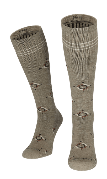 The Guide Herren Kompressionsstrümpfe 20-30 mmHg Khaki