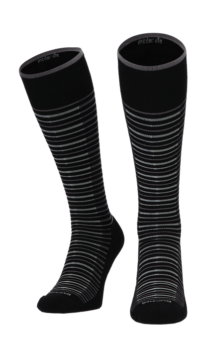 Featherweight Flair Damen Kompressionsstrümpfe 15-20 mmHg Black