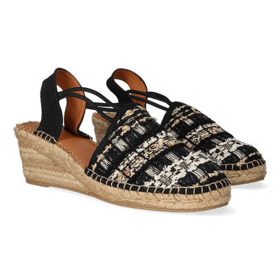 Tania-CC Damen Espadrilles Negre