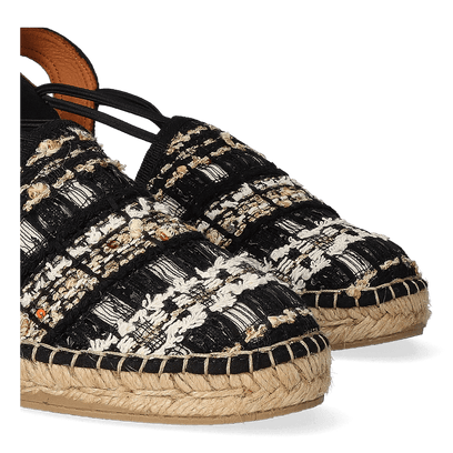 Tania-CC Damen Espadrilles Negre