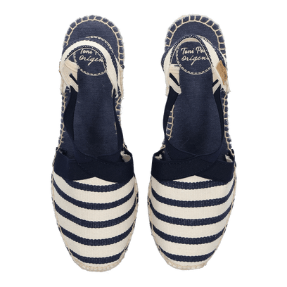 Tarbes Damen Espadrilles Cru/Mari
