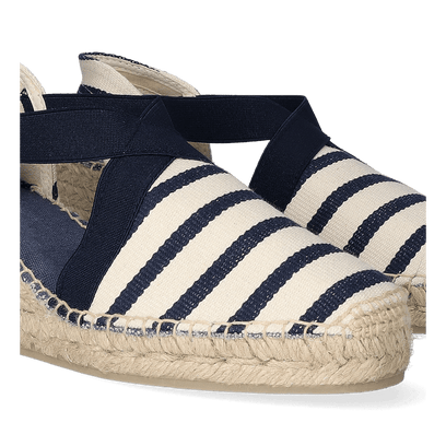 Tarbes Damen Espadrilles Cru/Mari