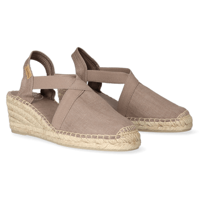 Ter Damen Espadrilles Taupe