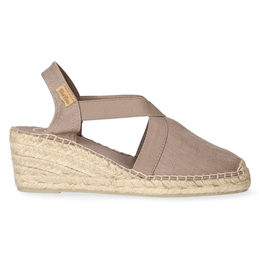 Ter Damen Espadrilles Taupe