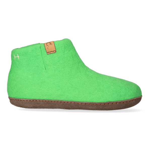 Mula Wollfilz-Hausschuhe Spring Green Mula Wollfilz-Pantoffel Spring Green