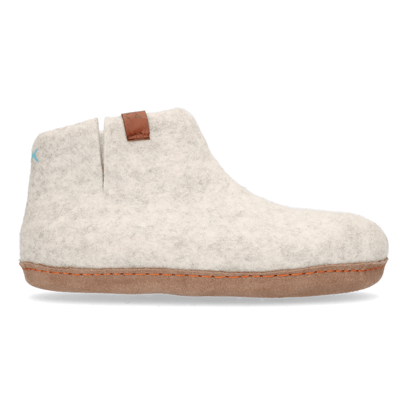 Mula Wollfilz-Pantoffel Natural Delta