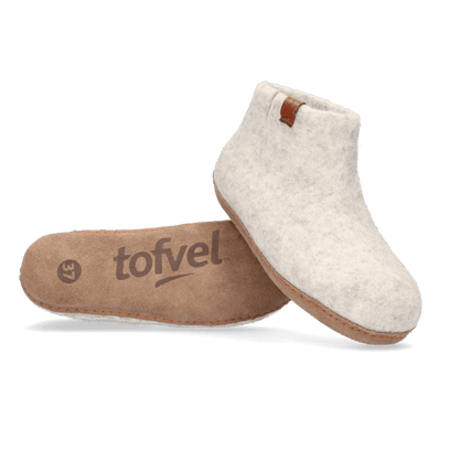 Mula Wollfilz-Pantoffel Natural Delta