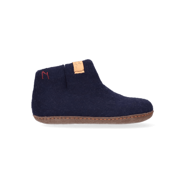 Luna Kids Wollfilz-Pantoffel Navy Blue Luna Kids Wollfilz-Pantoffel Navy Blue