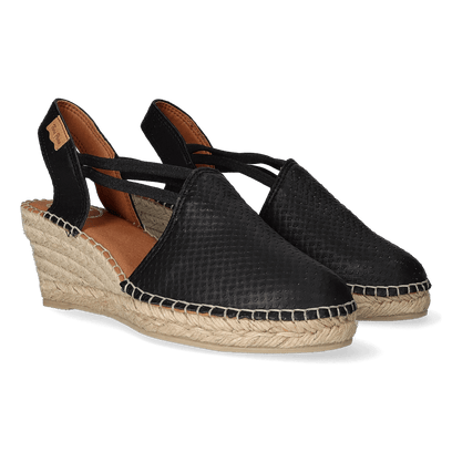 Tilda-LZ Damen Espadrilles Negre