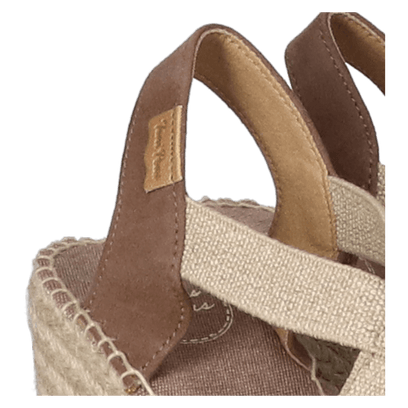 Tona-7 Damen Espadrilles Taupe