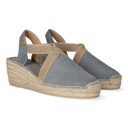 Tona Damen Espadrilles Gris