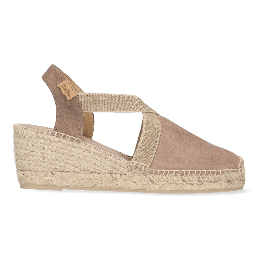 Tona Damen Espadrilles Taupe