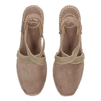 Tona Damen Espadrilles Taupe