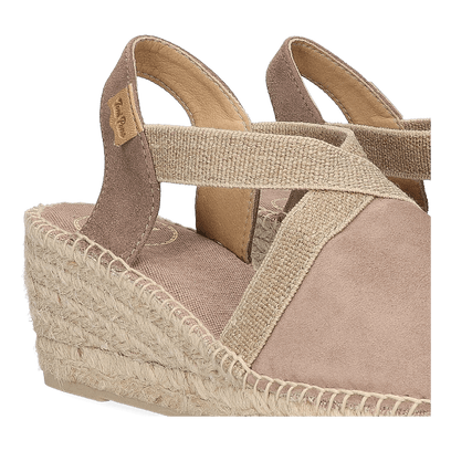Tona Damen Espadrilles Taupe