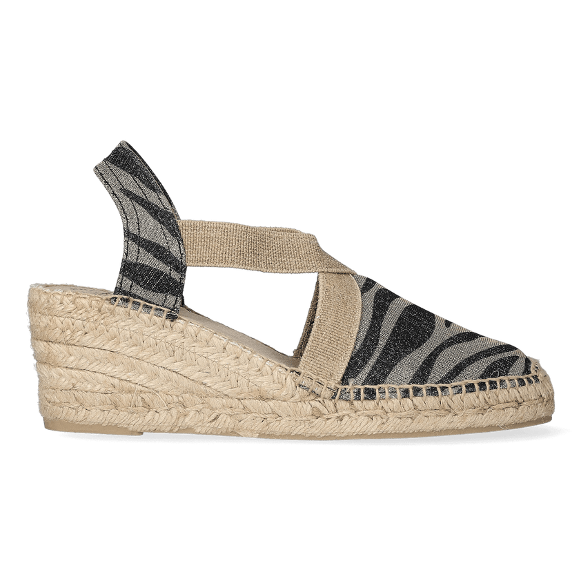 Triton Damen Espadrilles Zebra
