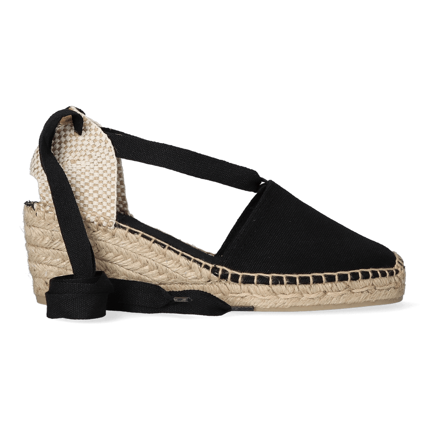 Valencia Damen Espadrilles Negre
