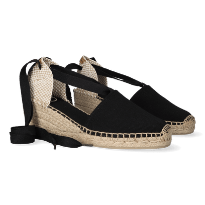 Valencia Damen Espadrilles Negre
