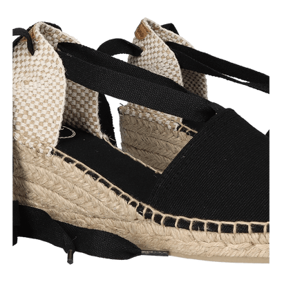 Valencia Damen Espadrilles Negre