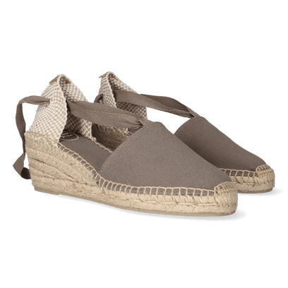 Valencia Damen Espadrilles Taupe