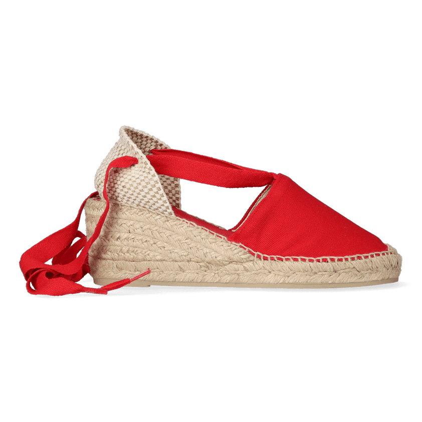Valencia Damen Espadrilles Vermell