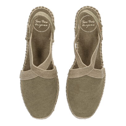 De Verdi-V Damen Espadrilles Caqui