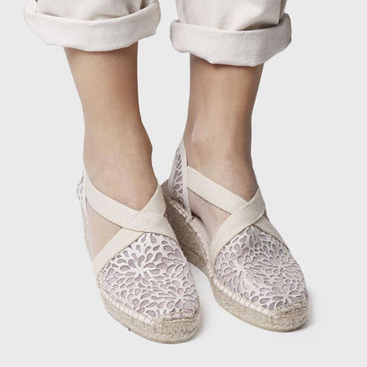 Terra-IK Damen Espadrilles Cru