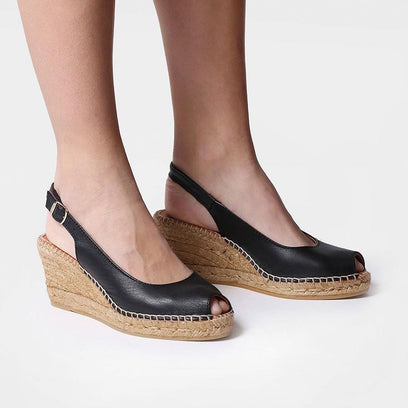 Croacia Damen Espadrilles Negre
