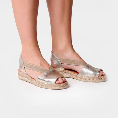 Etna Damen Espadrilles Plati