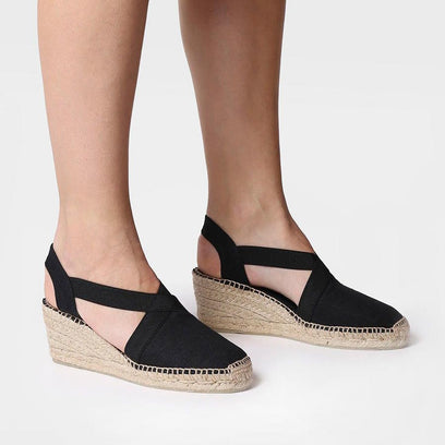 Ter Damen Espadrilles Negre